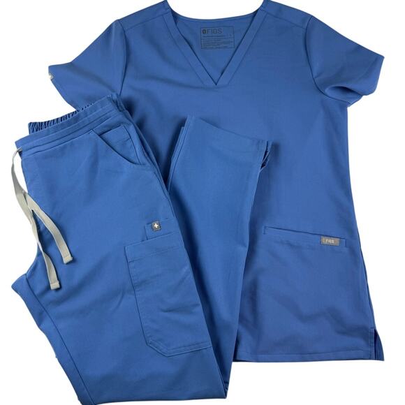 Figs Pants - FIGS Regular Blue Scrubs Set - Size Small - Excellent Condition